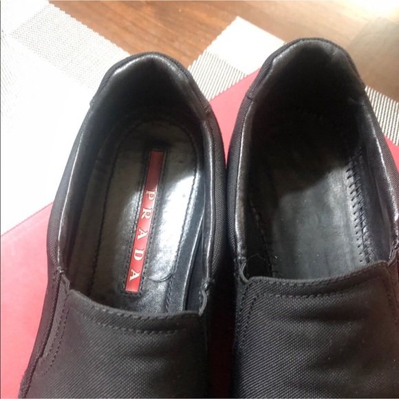 PRADA WOMEN SLIP ON SNEAKERS SIZE 10 - Picture 3 of 5
